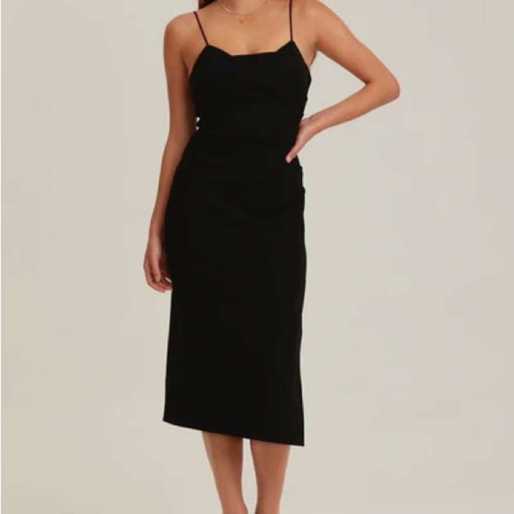 Finders keepers - Emily midi dress with side split - XL (us 10)